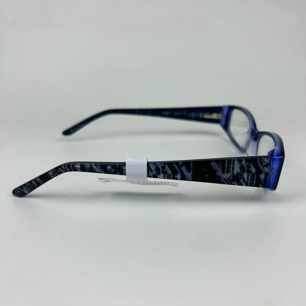 Walmart Contour FM14111 Womens Eyeglasses Frame Black Purple Full Rim 53-15-140